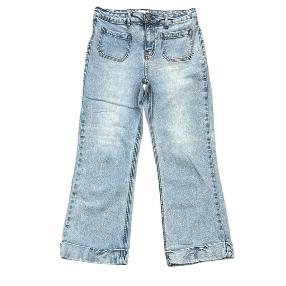 KanCan Denim - KanCan Blue Flare Wide Leg Capris